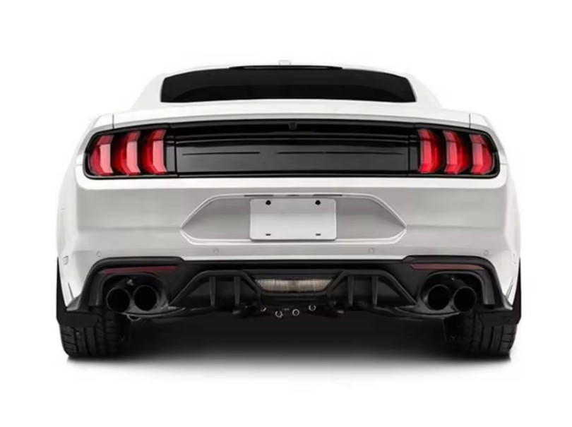 ბამპერის MUSTANG 2015-2017 დიფუზორი უკანა ROCK (მაყუჩის რგოლები განიერი)